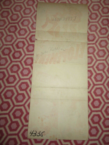 ELOPEMENT US INSERT (14"x 36") POSTER CLIFTON WEBB ANNA FRANCIS 1951 Movie posters