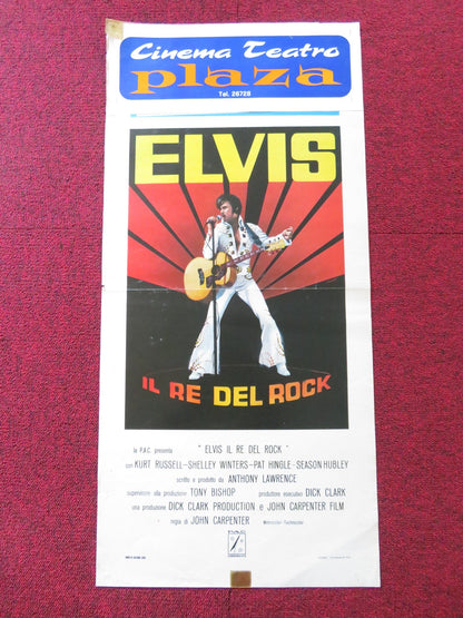 ELVIS ITALIAN LOCANDINA POSTER JOHN CARPENTER KURT RUSSELL SHELLEY WINTERS 1979 Rendezvous Cinema Movie posters