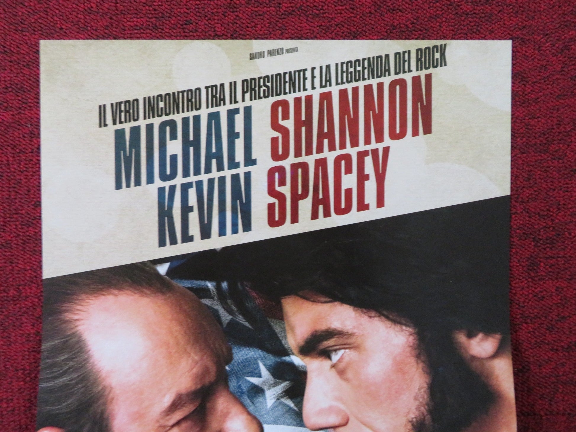 ELVIS & NIXON ITALIAN LOCANDINA POSTER MICHAEL SHANNON KEVIN SPACEY 2016 Rendezvous Cinema Movie posters