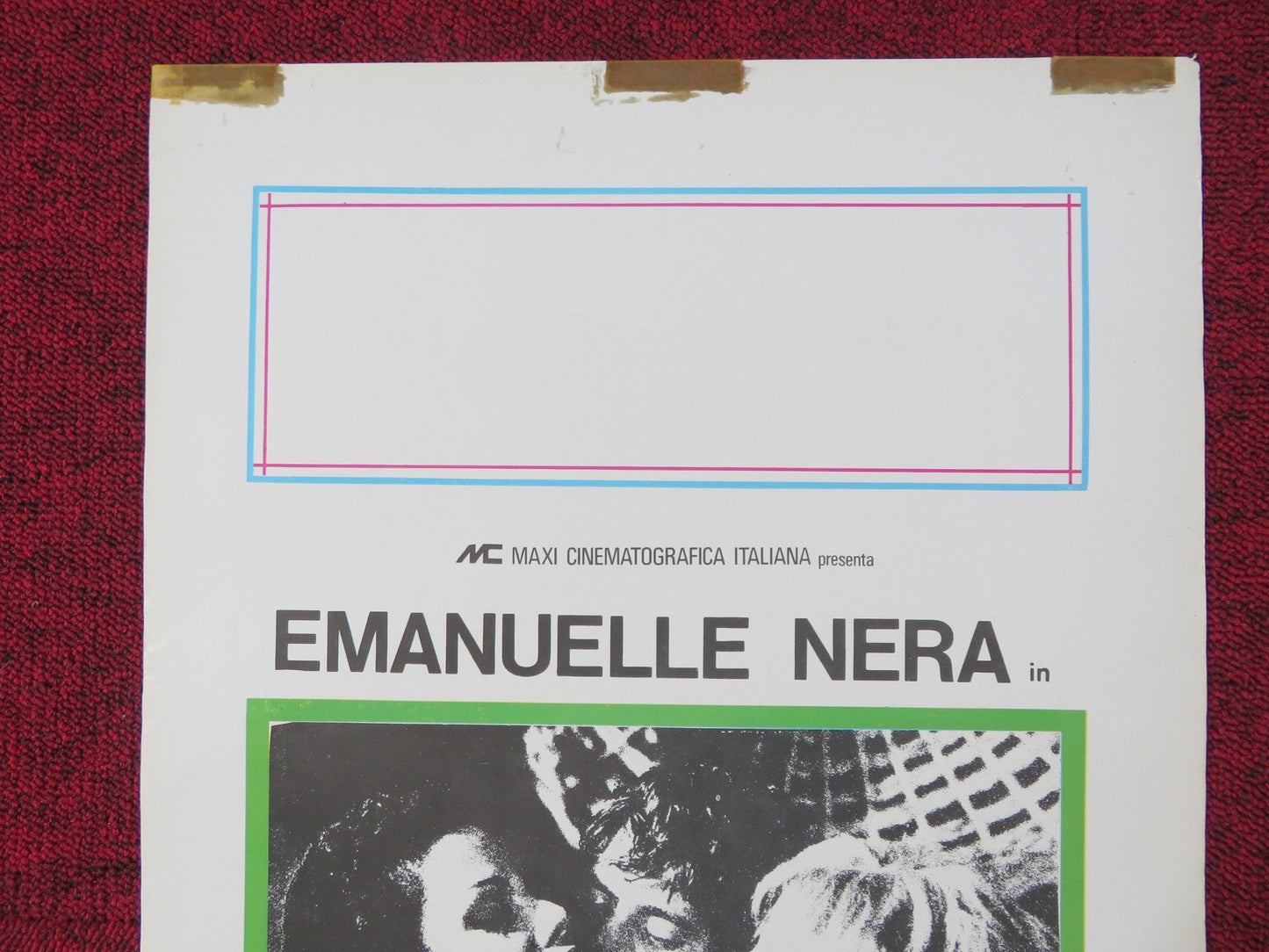 EMANUELLE NERA NO. 2 ITALIAN LOCANDINA POSTER ANGELO INFANTI S. LASRI 1976 Rendezvous Cinema Movie posters