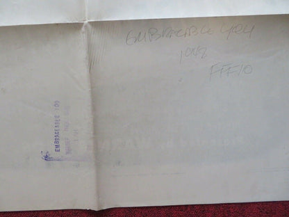 EMBRACABLE YOU FOLDED US ONE SHEET POSTER DANE CLARK GERALDINE BROOKS 1948 Movie posters