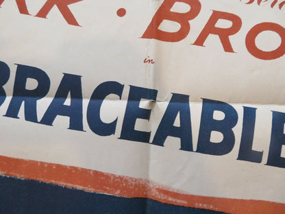 EMBRACABLE YOU FOLDED US ONE SHEET POSTER DANE CLARK GERALDINE BROOKS 1948 Movie posters