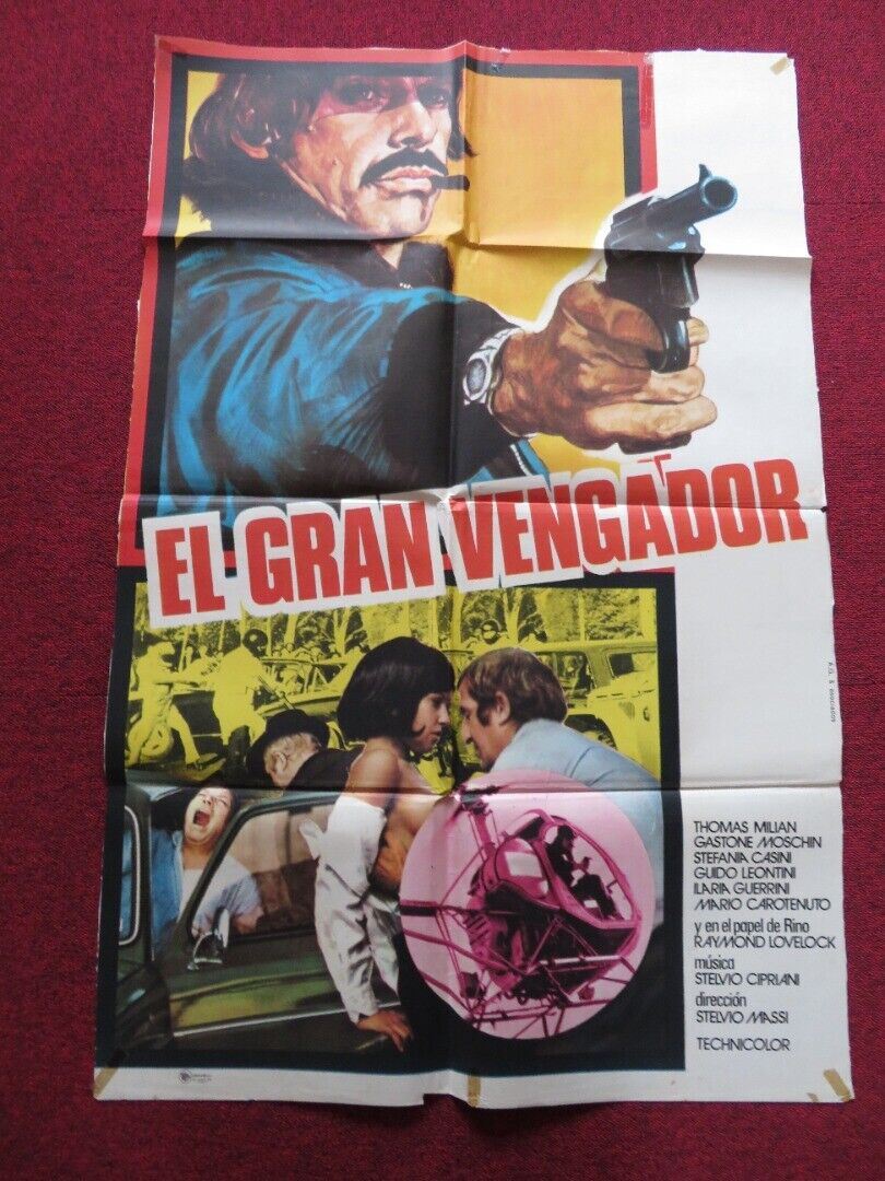 EMERGENCY SQUAD FOLDED ARGENTINA ONE SHEET POSTER TOMAS MILIAN GASTONE MOSCHIN - Rendezvous Cinema