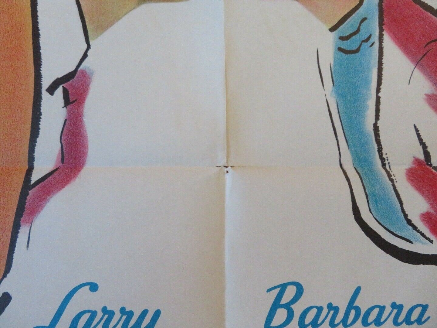 EMERGENCY WEDDING FOLDED US ONE SHEET POSTER LARRY PARKS BARBARA HALE 1950 Movie posters
