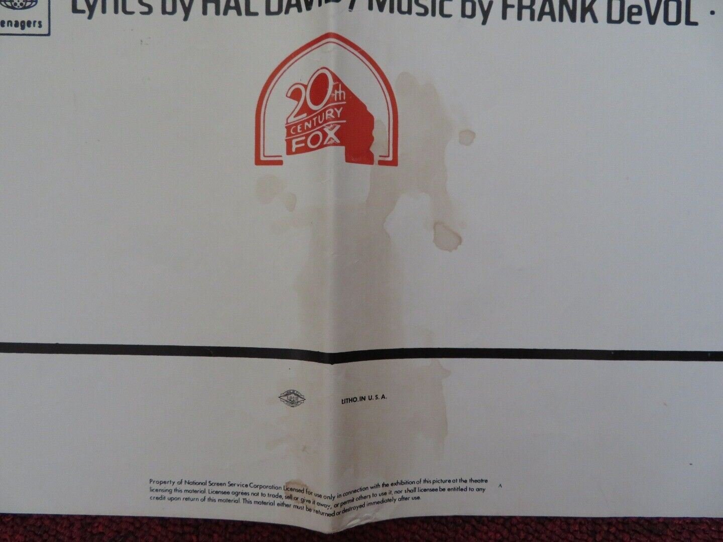 EMPEROR OF THE NORTH FOLDED US ONE SHEET POSTER LEE MARVIN ERNEST BORGNINE 1973 - Rendezvous Cinema