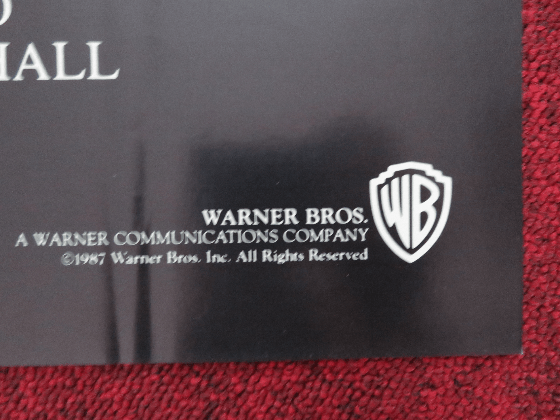 EMPIRE OF THE SUN FOLDED US ONE SHEET POSTER SPIELBERG CHRISTIAN BALE 1987 Rendezvous Cinema Movie posters