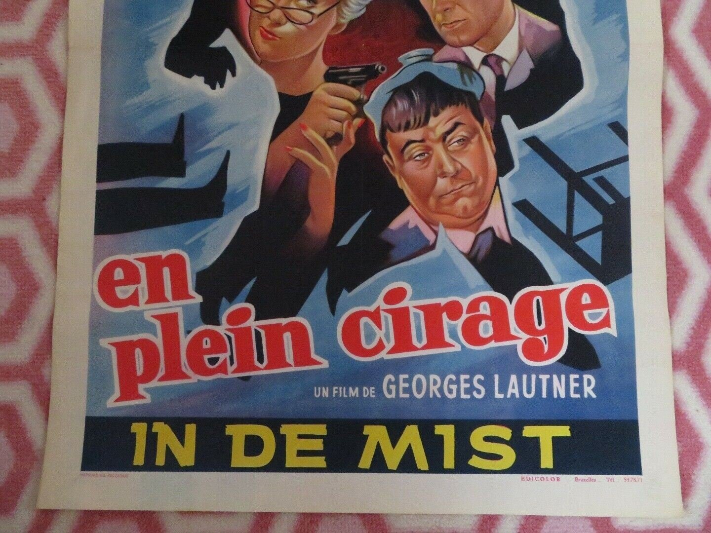 EN PLEIN CIRAGE/ Operation Gold Ingot BELGIUM (21.5"x 14.5")POSTER MARTINE CAROL Movie posters