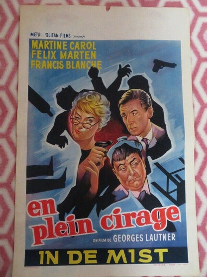 EN PLEIN CIRAGE/ Operation Gold Ingot BELGIUM (21.5"x 14.5")POSTER MARTINE CAROL Movie posters