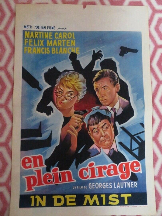 EN PLEIN CIRAGE/ Operation Gold Ingot BELGIUM (21.5"x 14.5")POSTER MARTINE CAROL Movie posters