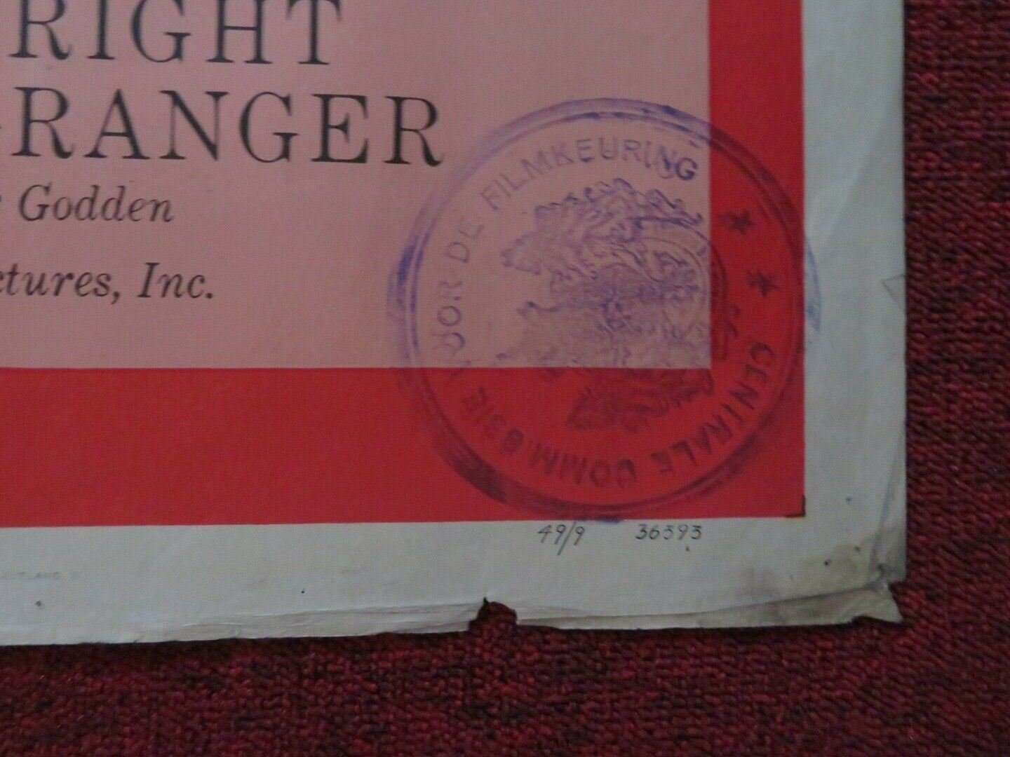 ENCHANTMENT FOLDED US ONE SHEET POSTER DAVID NIVEN TERESA WRIGHT 1948 Movie posters