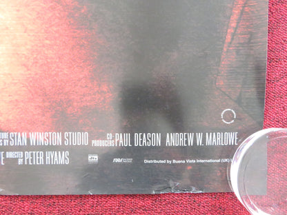 END OF DAYS UK QUAD (30"x 40") ROLLED POSTER ARNOLD SCHWARZENEGGER G. BYRNE 1999 Rendezvous Cinema Movie posters