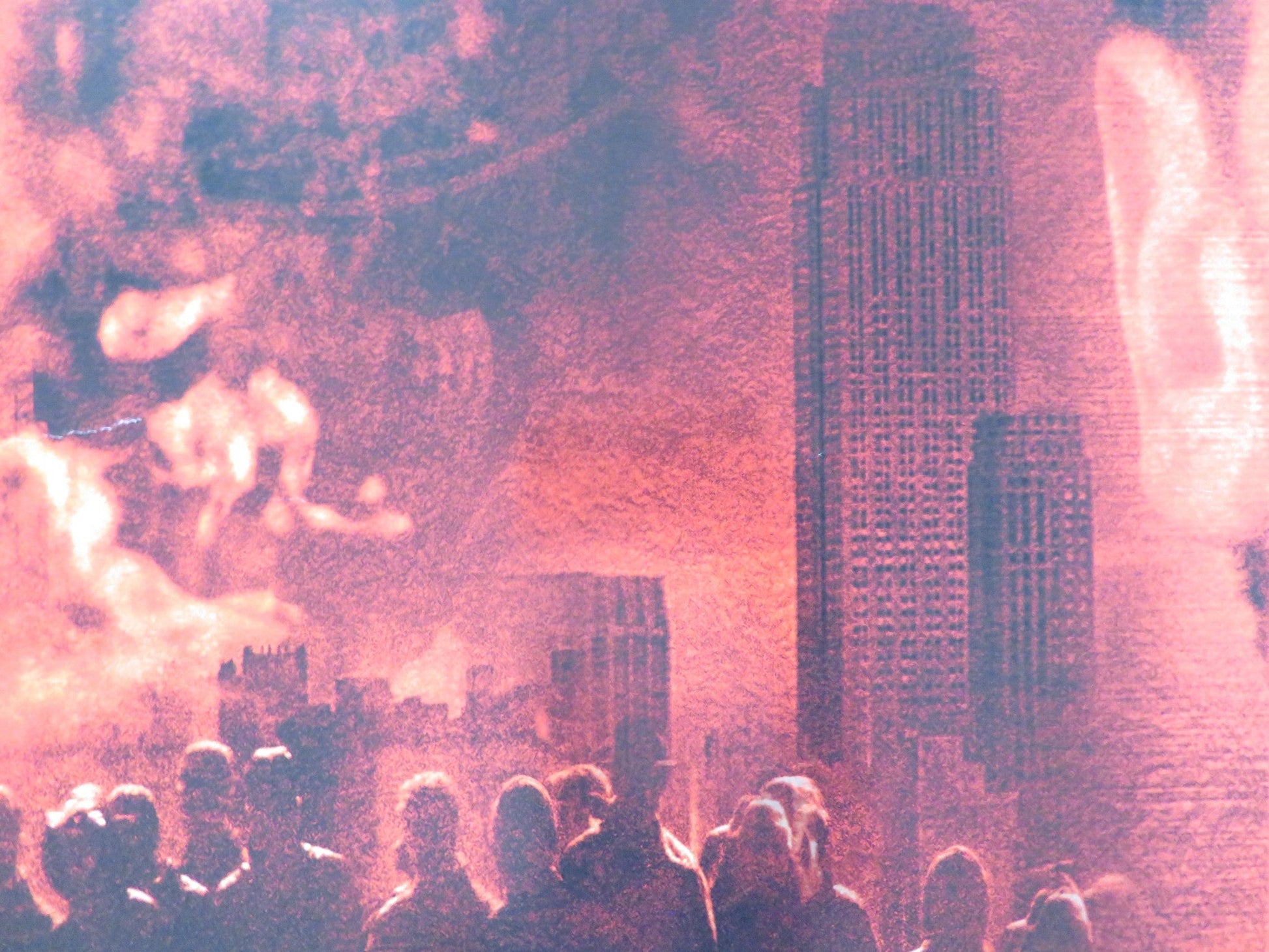 END OF DAYS UK QUAD (30"x 40") ROLLED POSTER ARNOLD SCHWARZENEGGER G. BYRNE 1999 Rendezvous Cinema Movie posters