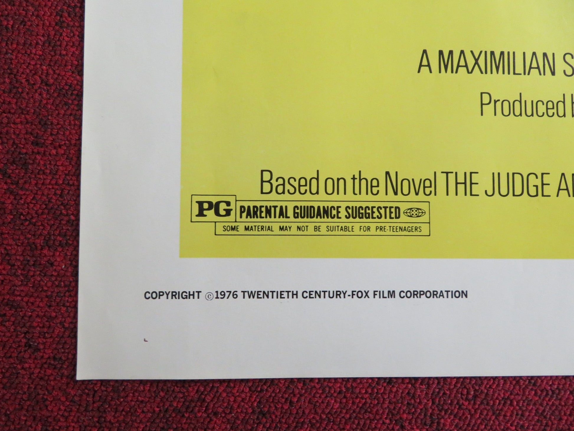 END OF THE GAME FOLDED US ONE SHEET POSTER JON VOIGHT JACQUELINE BISSET 1976 Rendezvous Cinema Movie posters