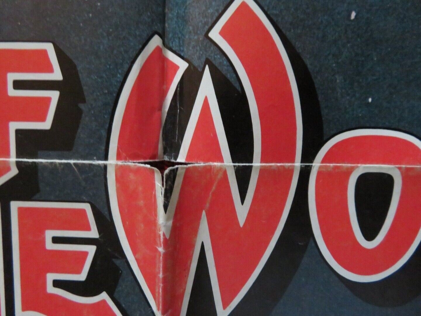 END OF THE WORLD FOLDED US ONE SHEET POSTER CHRISTOPHER LEE SUE LYON 1977 Movie posters