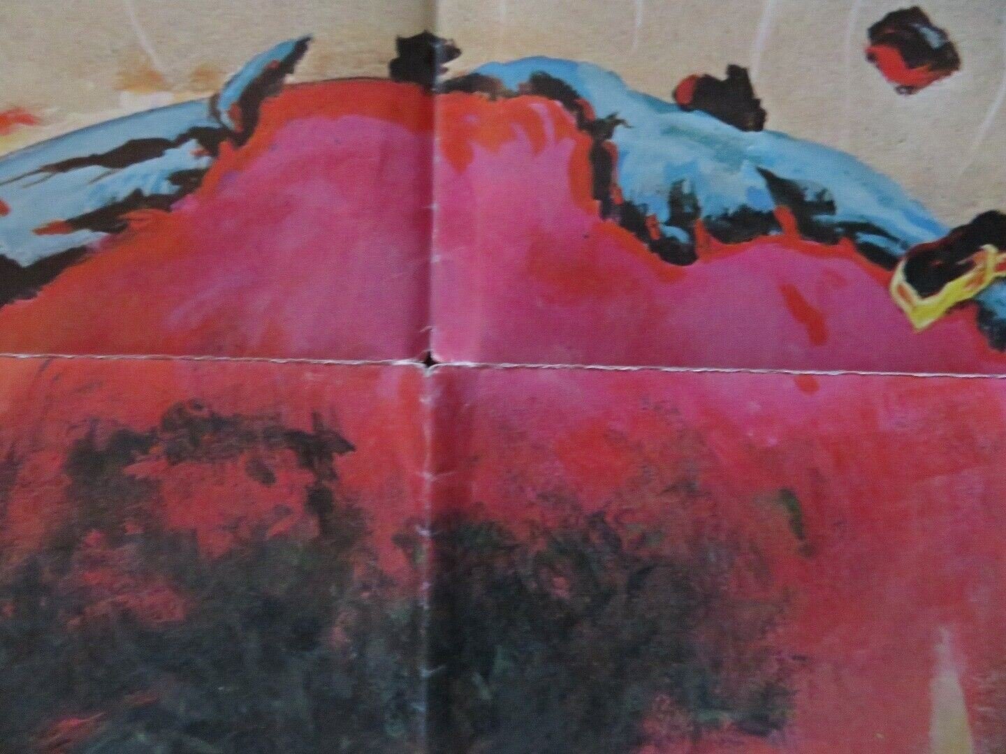 END OF THE WORLD FOLDED US ONE SHEET POSTER CHRISTOPHER LEE SUE LYON 1977 Movie posters