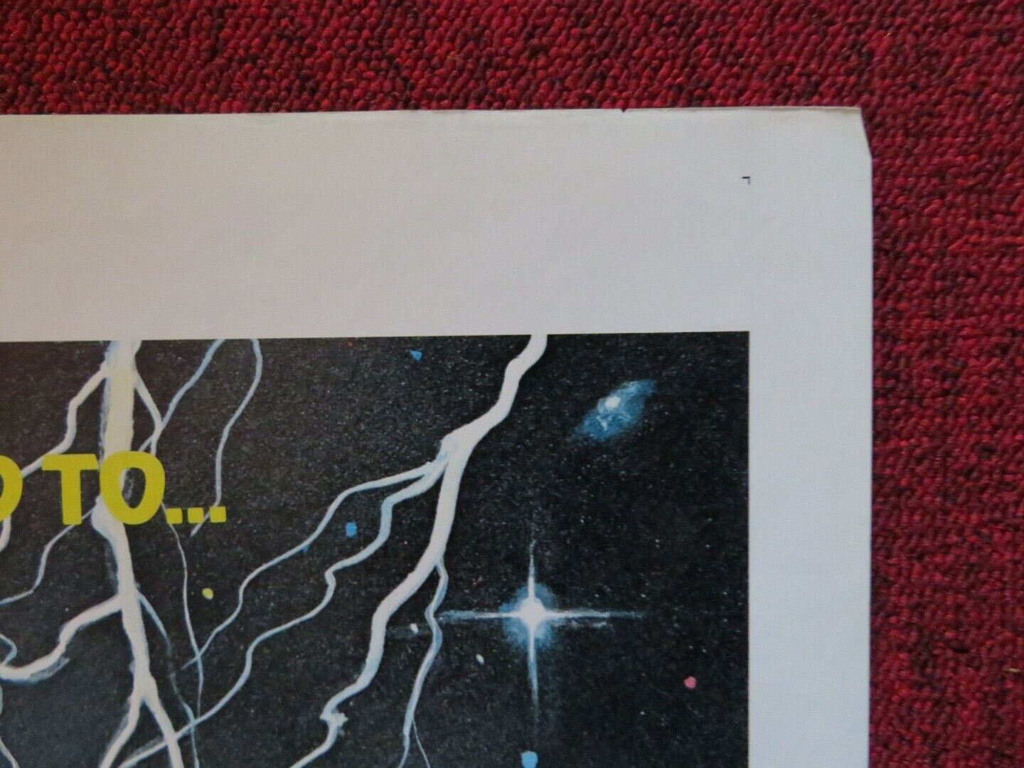 END OF THE WORLD FOLDED US ONE SHEET POSTER CHRISTOPHER LEE SUE LYON 1977 Movie posters