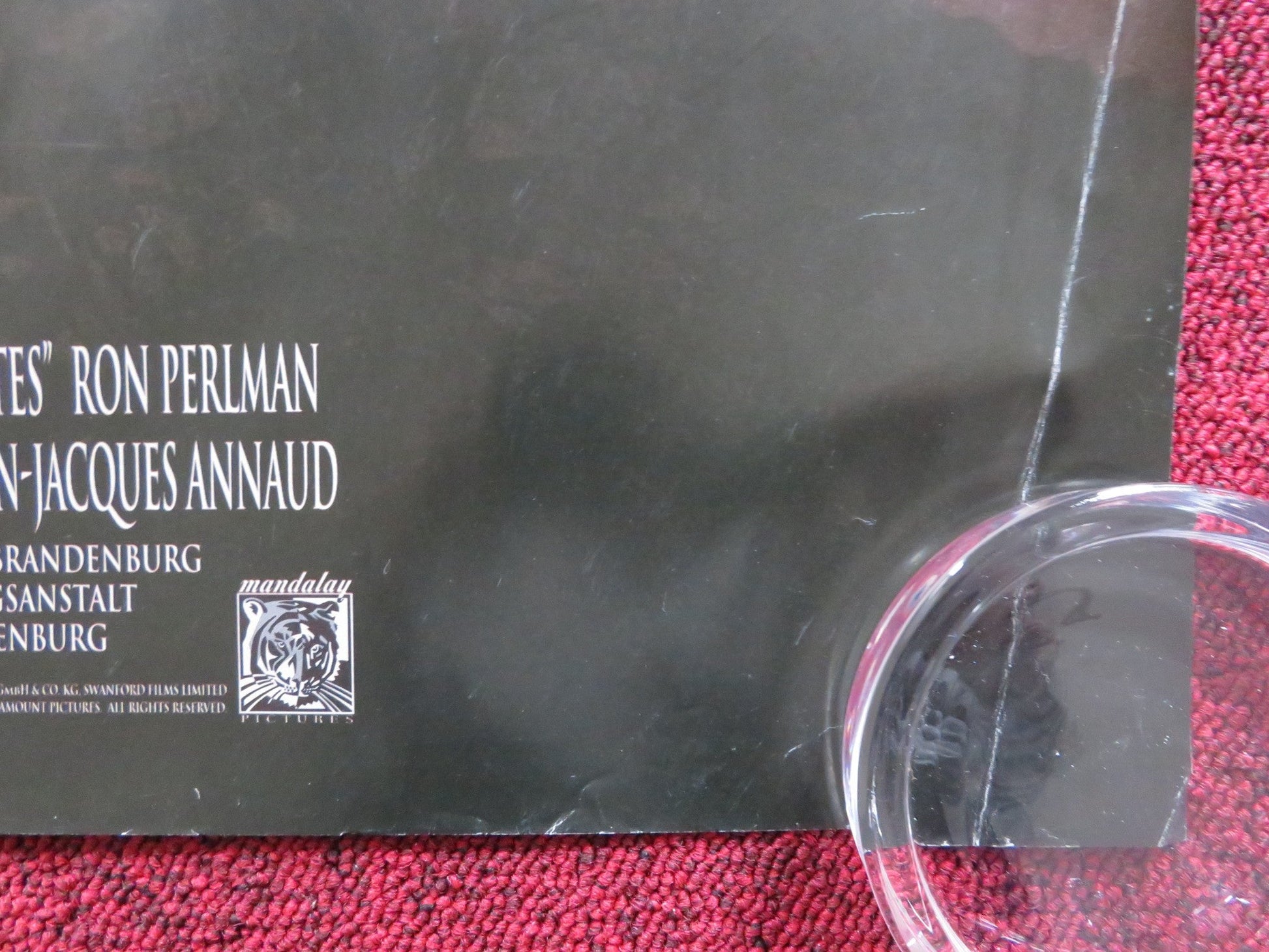 ENEMY AT THE GATES UK QUAD (30"x 40") ROLLED POSTER JUDE LAW JOSEPH FIENNES 2001 Rendezvous Cinema Movie posters