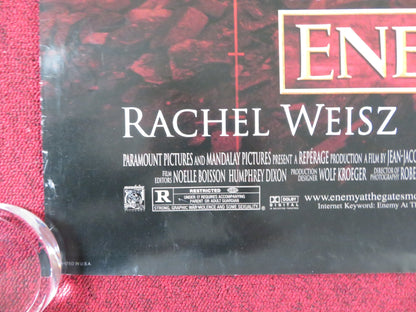 ENEMY AT THE GATES US ONE SHEET ROLLED POSTER JUDE LAW JOSEPH FIENNES 2001 Rendezvous Cinema Movie posters