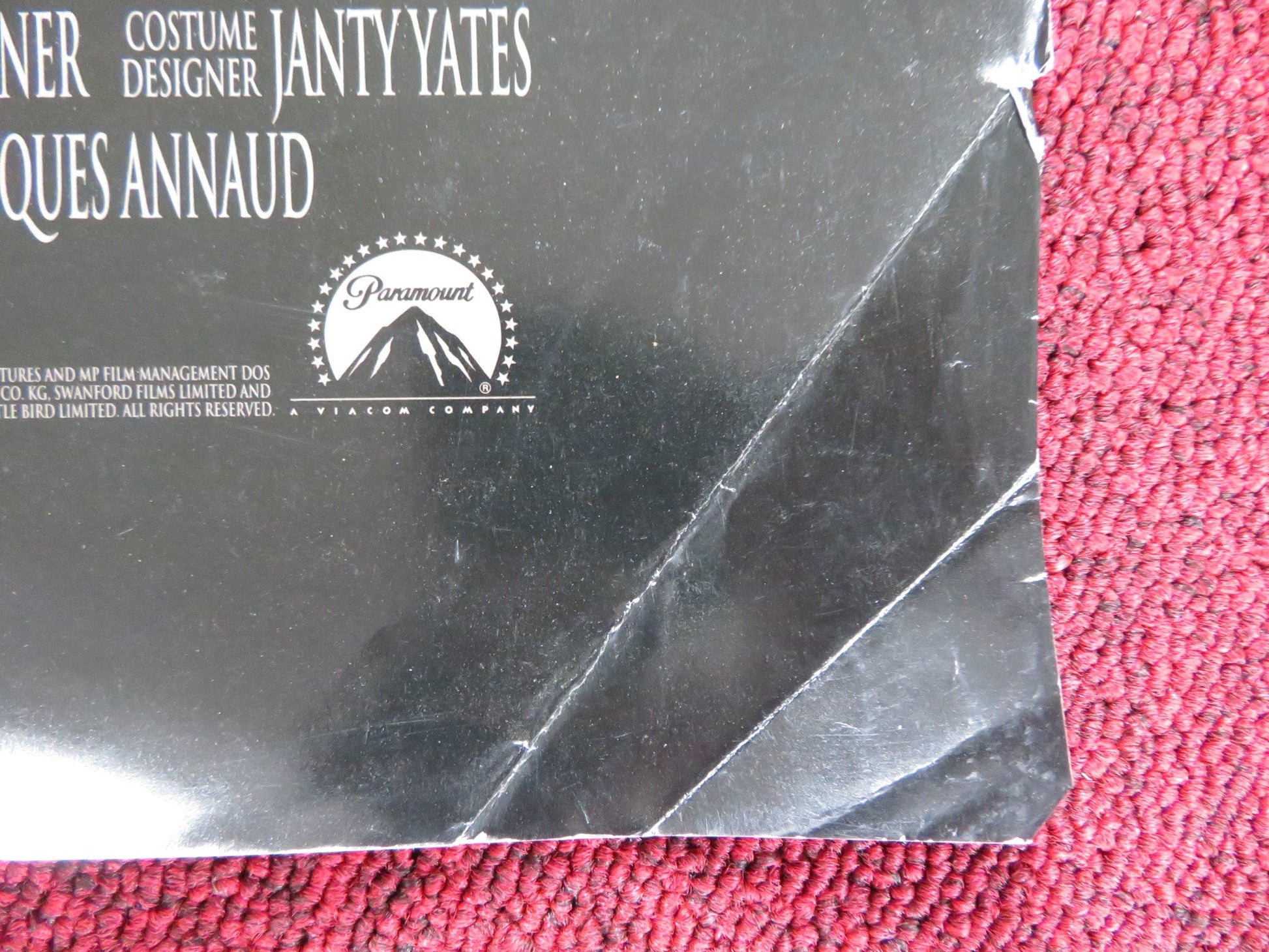 ENEMY AT THE GATES US ONE SHEET ROLLED POSTER JUDE LAW JOSEPH FIENNES 2001 Rendezvous Cinema Movie posters