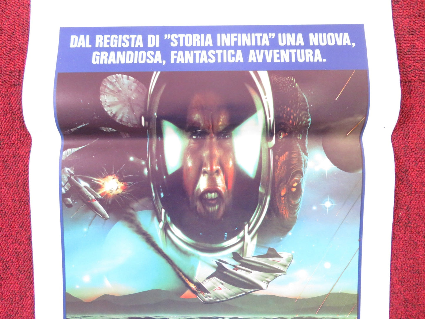 ENEMY MINE ITALIAN LOCANDINA POSTER DENNIS QUAID LOUIS GOSSETT JR. 1985 Rendezvous Cinema Movie posters
