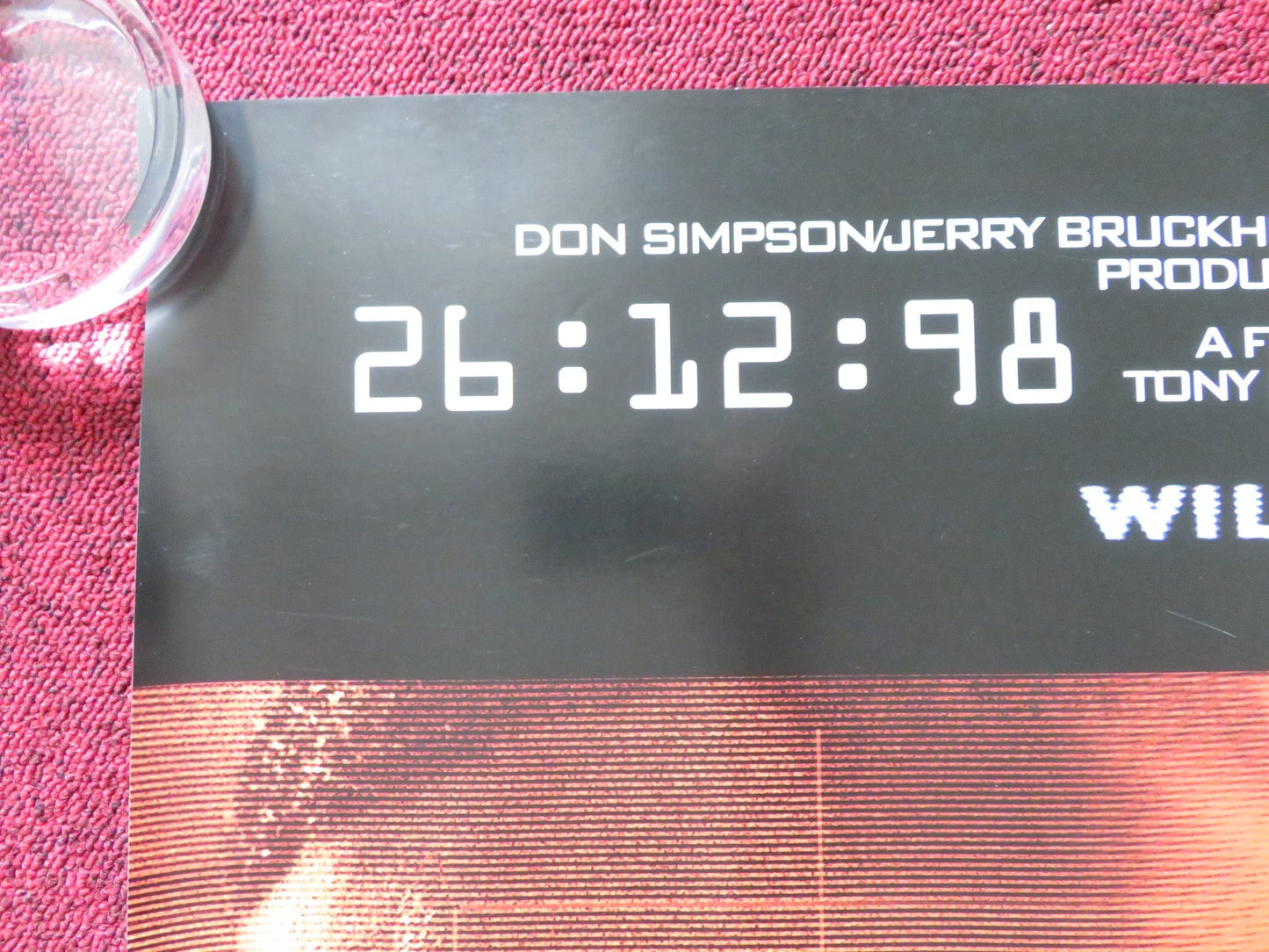 ENEMY OF THE STATE UK QUAD (30"x 40") ROLLED POSTER WILL SMITH GENE HACKMAN 1998 Rendezvous Cinema Movie posters