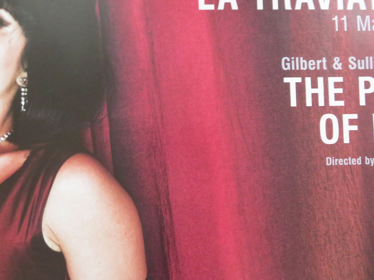 ENO LA TRAVIATA UK QUAD (30"x 40") ROLLED POSTER CLARE PRESLAND 2015 Rendezvous Cinema Movie posters