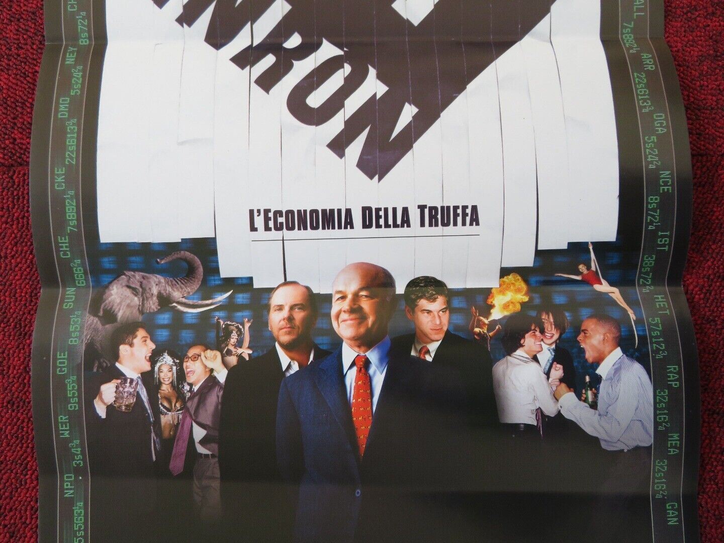 ENRON: THE SMARTEST GUYS IN THE ROOM ITALIAN LOCANDINA (26"x12.5") POSTER 2005 Movie posters