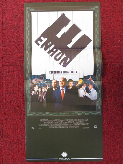 ENRON: THE SMARTEST GUYS IN THE ROOM ITALIAN LOCANDINA (26"x12.5") POSTER 2005 Movie posters