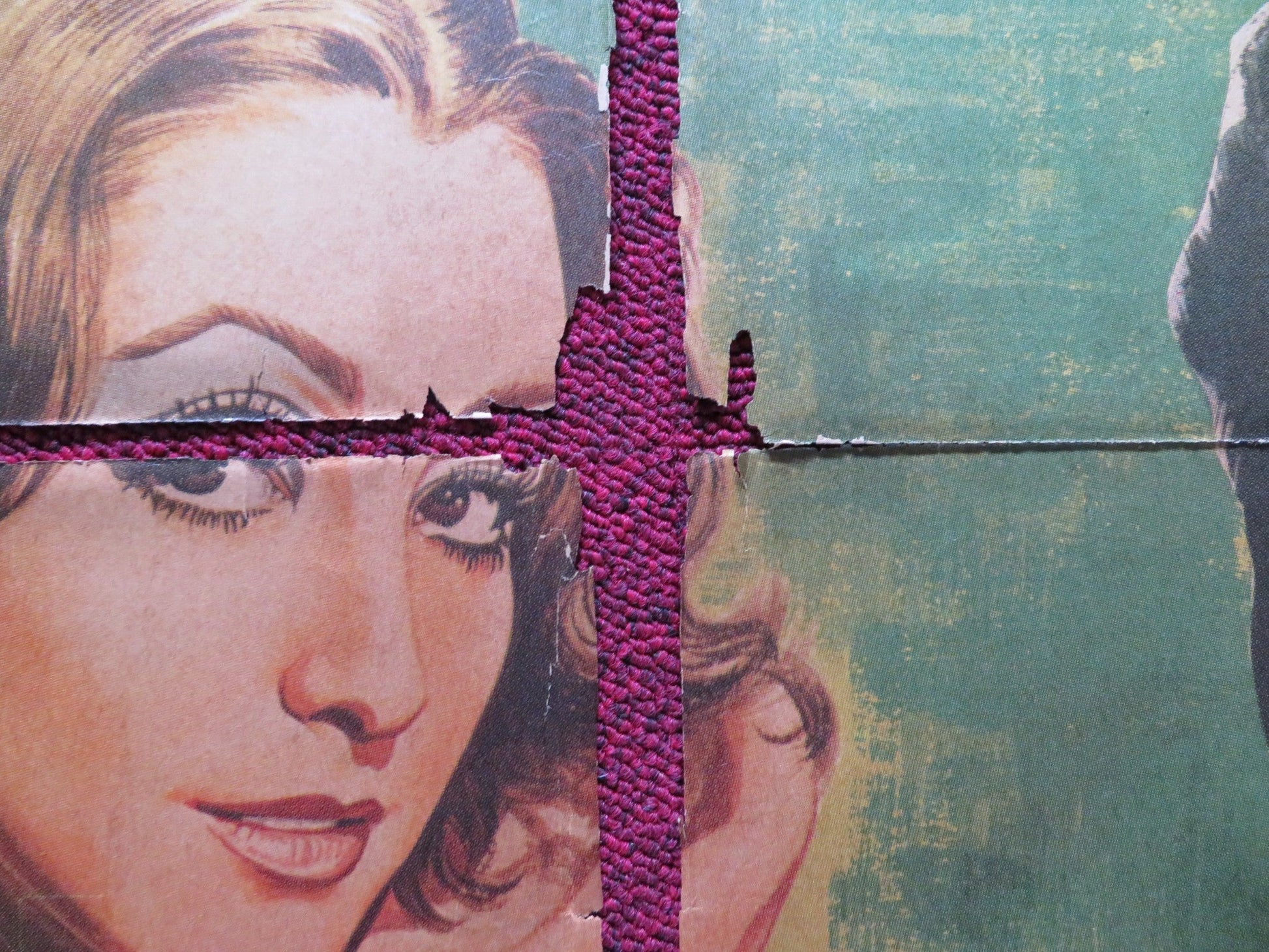 ENTRE MONJAS ANDA EL DIABLO FOLDED MEXICAN POSTER VICENTE F ANGELICA 1973 Rendezvous Cinema Movie posters