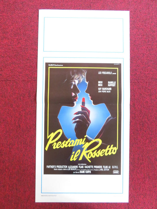 ENTRE NOUS ITALIAN LOCANDINA POSTER MIOU MIOU ISABELLE HUPPERT 1986 Rendezvous Cinema Movie posters