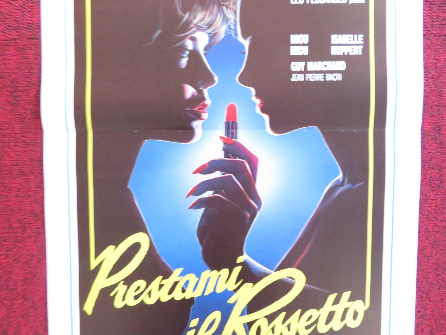 ENTRE NOUS ITALIAN LOCANDINA POSTER MIOU MIOU ISABELLE HUPPERT 1986 Rendezvous Cinema Movie posters