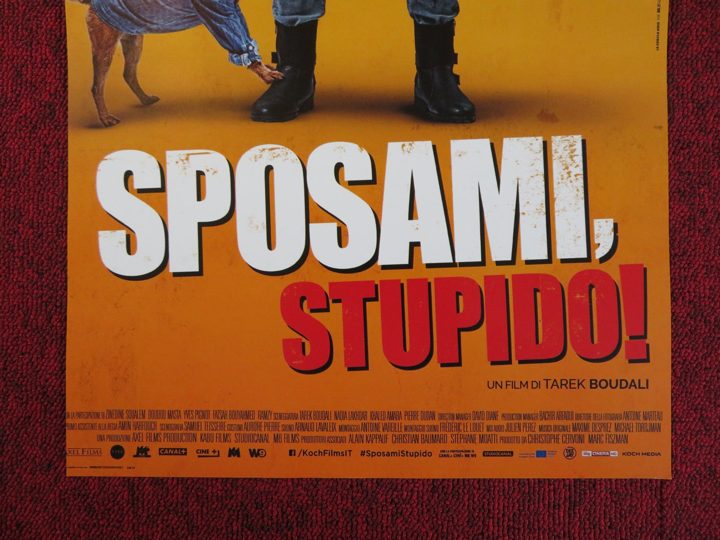 EPOUSE - MOI MON POTE ITALIAN LOCANDINA POSTER TAREK BOUDALI PHILIPPE LACHEAU 2017 Rendezvous Cinema Movie posters