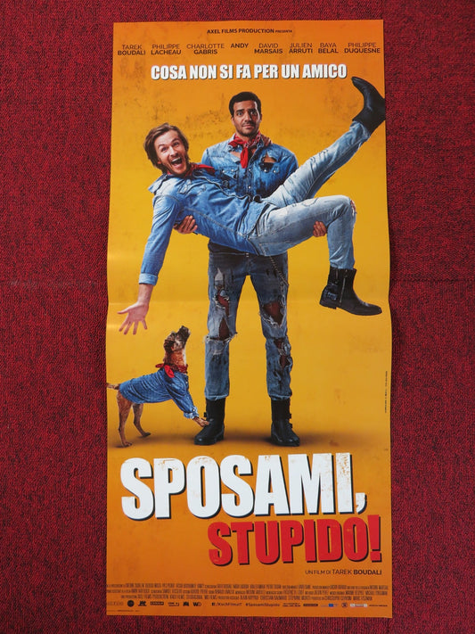 EPOUSE - MOI MON POTE ITALIAN LOCANDINA POSTER TAREK BOUDALI PHILIPPE LACHEAU 2017 Rendezvous Cinema Movie posters