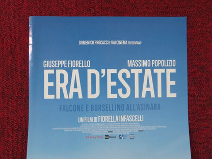 ERA D'ESTATE ITALIAN LOCANDINA (26.5"x12.5") POSTER GIUSEPPE FIORELLO 2016 Rendezvous Cinema Movie posters
