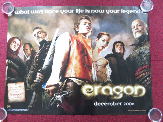 ERAGON UK QUAD ROLLED POSTER ED SPELEERS JEREMY IRONS 2006 Rendezvous Cinema Movie posters
