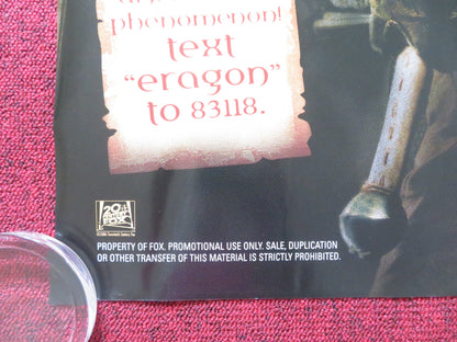 ERAGON UK QUAD ROLLED POSTER ED SPELEERS JEREMY IRONS 2006 Rendezvous Cinema Movie posters