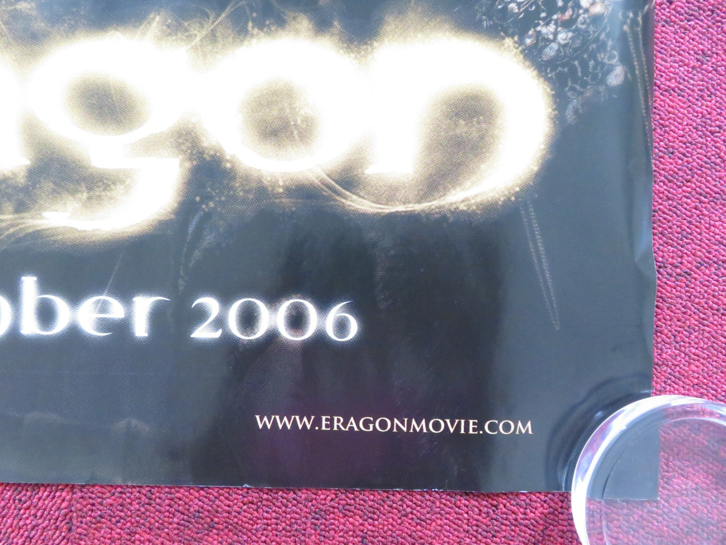 ERAGON UK QUAD ROLLED POSTER ED SPELEERS JEREMY IRONS 2006 Rendezvous Cinema Movie posters