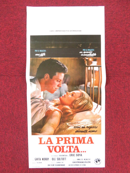 ERIC SOYA'S '17' ITALIAN LOCANDINA POSTER OLE SOLTOFT GHITA NORBY 1970 Rendezvous Cinema Movie posters