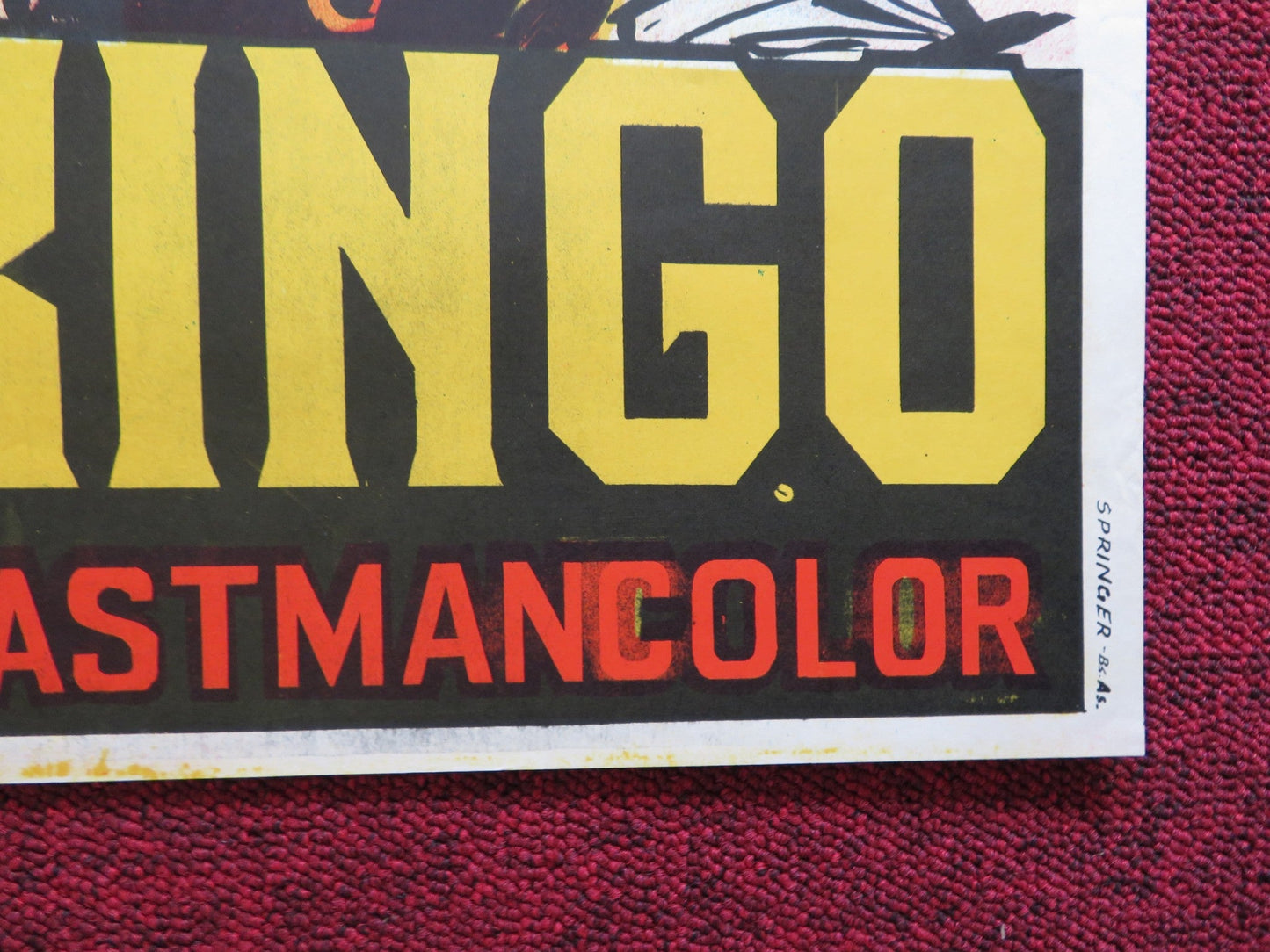 ERIC THE VIKING ARGENTINIAN POSTER GORDON MITCHELL GIULIANO GEMMA 1965 Rendezvous Cinema Movie posters