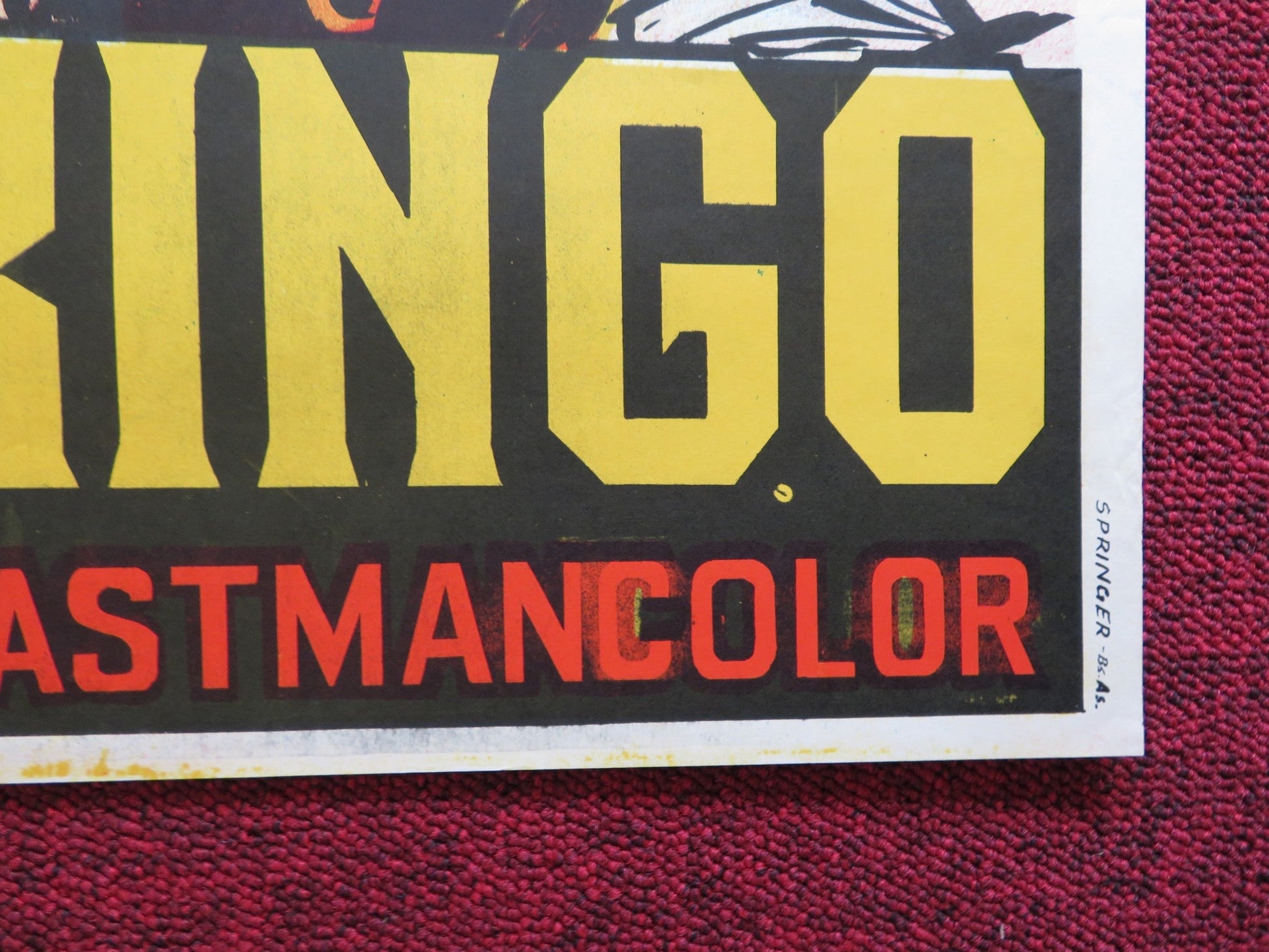 ERIC THE VIKING ARGENTINIAN POSTER GORDON MITCHELL GIULIANO GEMMA 1965 Rendezvous Cinema Movie posters