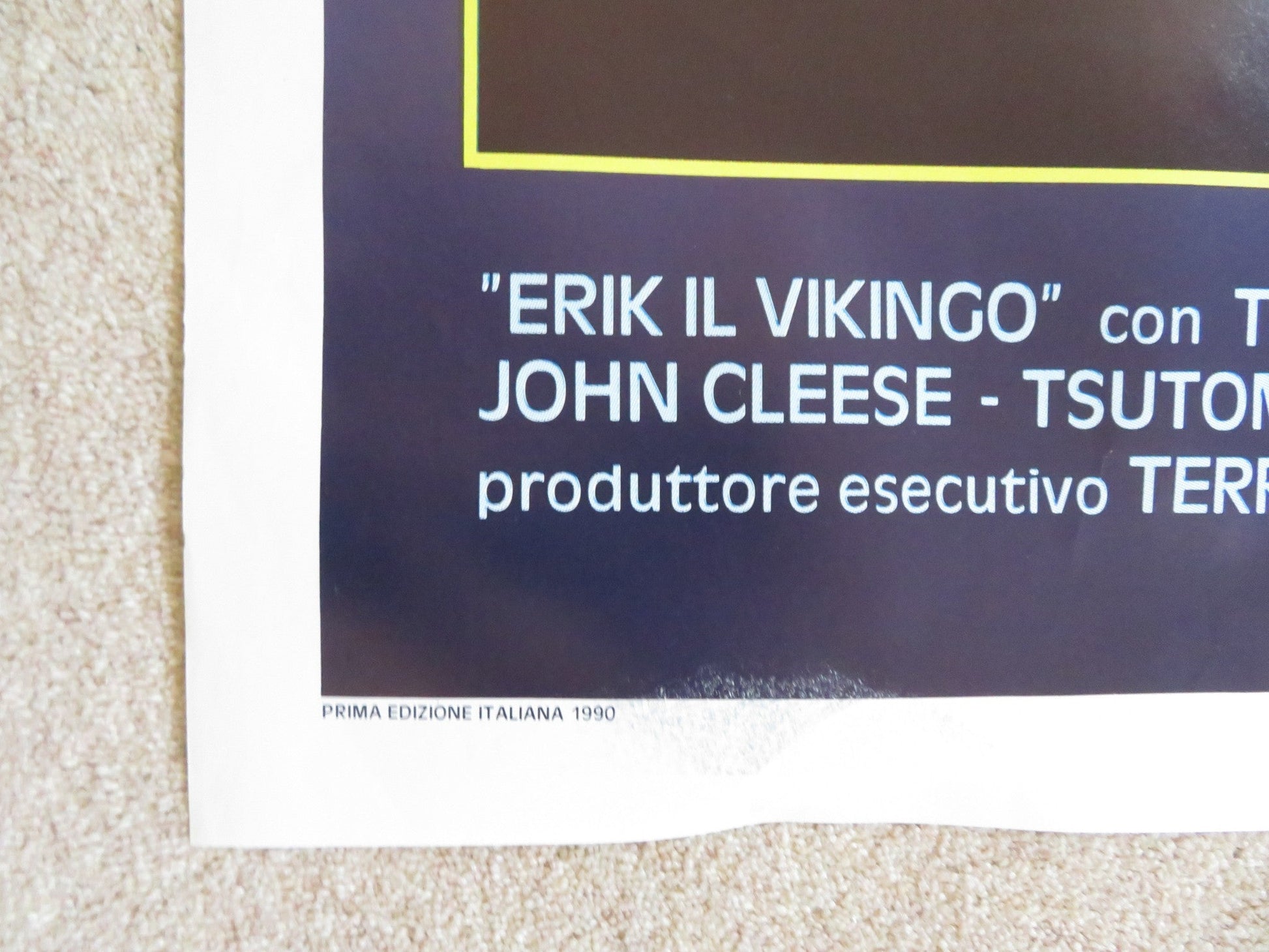 ERIC THE VIKING ITALIAN 2 FOGLIO POSTER TIM ROBBINS MICKEY ROONEY 1989 Rendezvous Cinema Movie posters