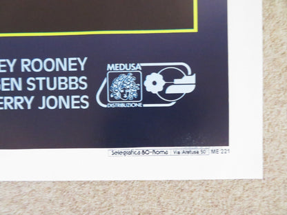 ERIC THE VIKING ITALIAN 2 FOGLIO POSTER TIM ROBBINS MICKEY ROONEY 1989 Rendezvous Cinema Movie posters