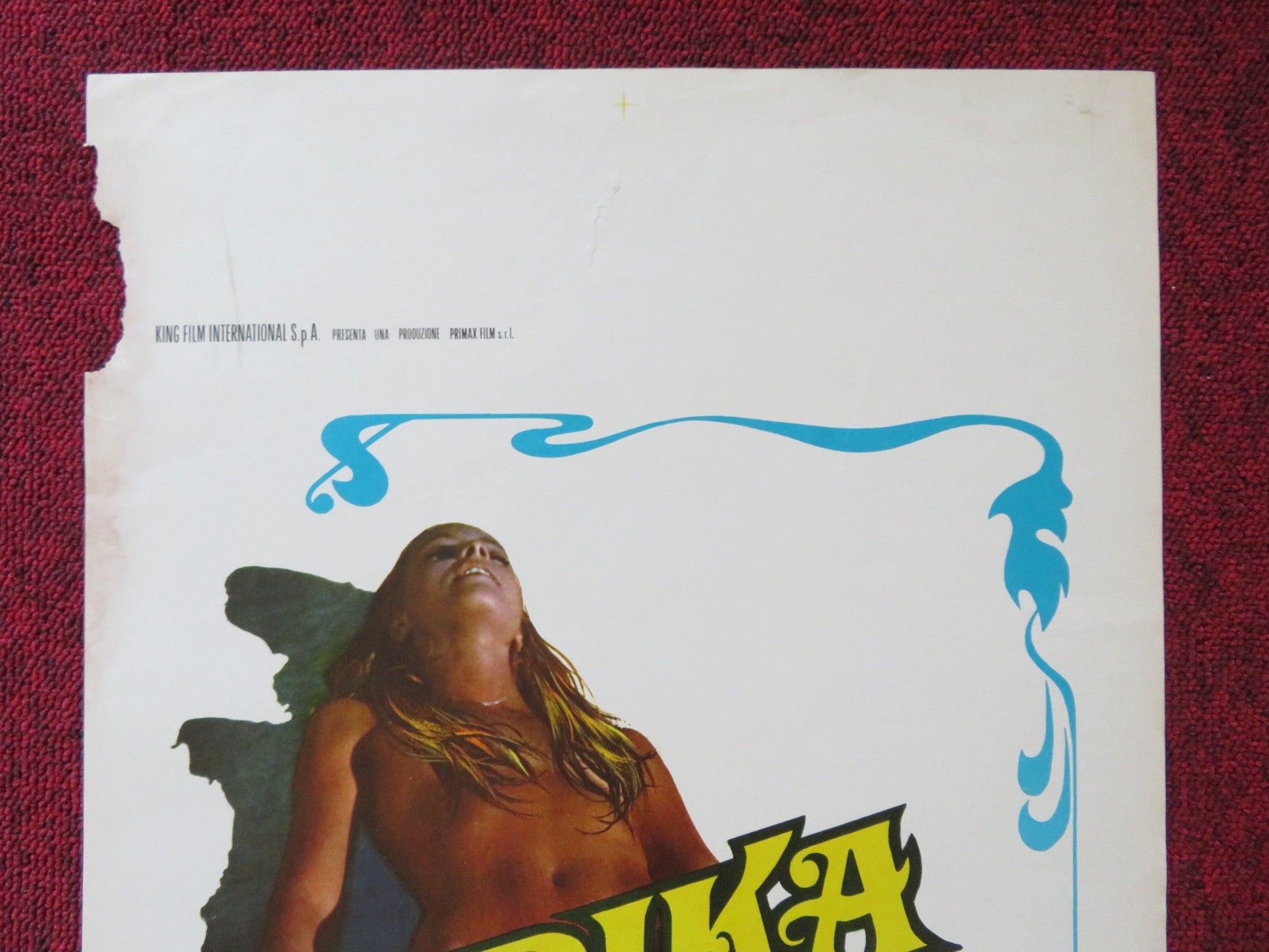 ERIKA - THE PERFORMER ITALIAN LOCANDINA POSTER PIERCE BRICE PATRIZIA VIOTTI 1971 Rendezvous Cinema Movie posters