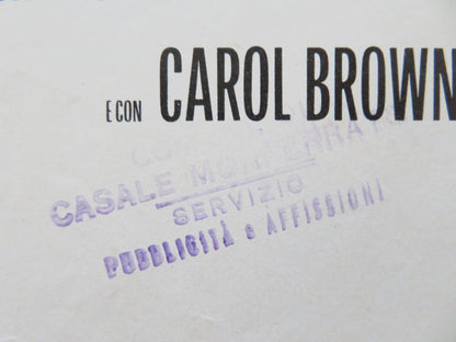 ERIKA - THE PERFORMER ITALIAN LOCANDINA POSTER PIERCE BRICE PATRIZIA VIOTTI 1971 Rendezvous Cinema Movie posters