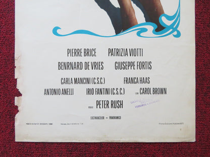 ERIKA - THE PERFORMER ITALIAN LOCANDINA POSTER PIERCE BRICE PATRIZIA VIOTTI 1971 Rendezvous Cinema Movie posters