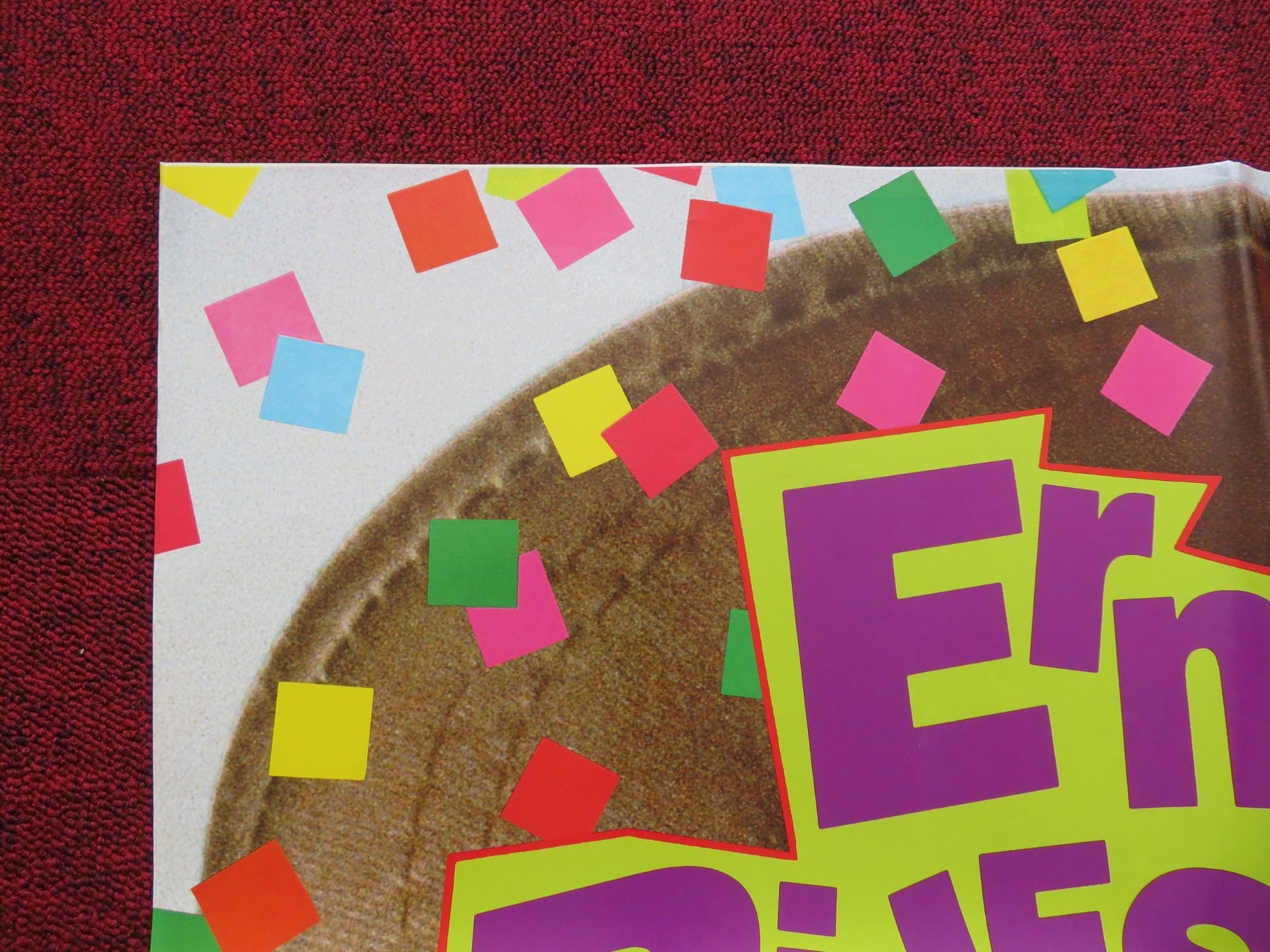 ERNEST RIDES AGAIN FOLDED US ONE SHEET POSTER JIM VARNEY RON K. JAMES 1993 Rendezvous Cinema Movie posters