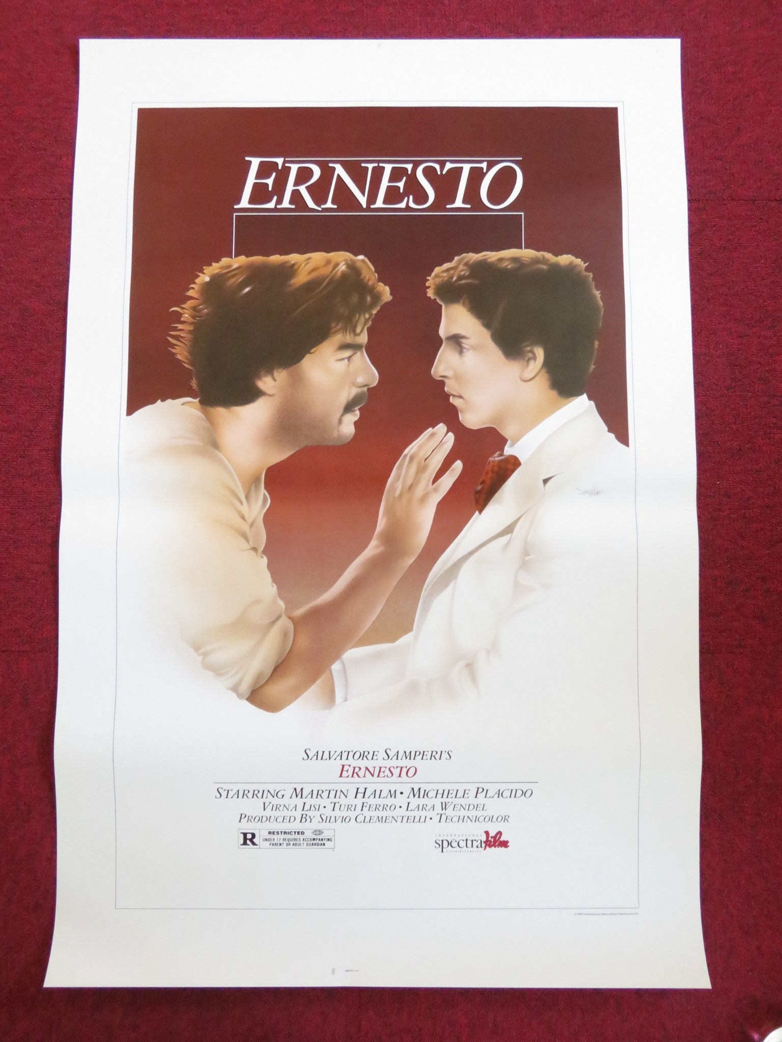 ERNESTO US ONE SHEET ROLLED POSTER MARTIN HALM MICHELE PLACIDO 1979 Rendezvous Cinema Movie posters