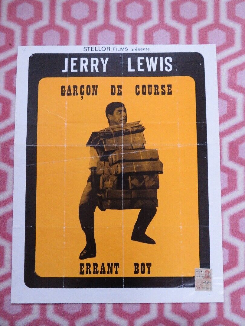 ERRANT BOY BELGIUM (17.5"x14") POSTER JERRY LEWIS 1961 Movie posters
