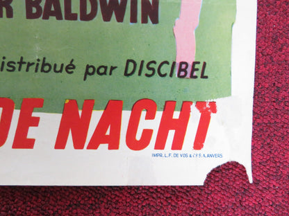 ESCAPE BY NIGHT BELGIUM POSTER LEO GENN GIOVANNA RALLI 1960 Rendezvous Cinema Movie posters