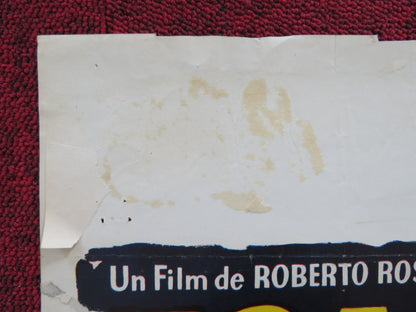 ESCAPE BY NIGHT BELGIUM POSTER LEO GENN GIOVANNA RALLI 1960 Rendezvous Cinema Movie posters